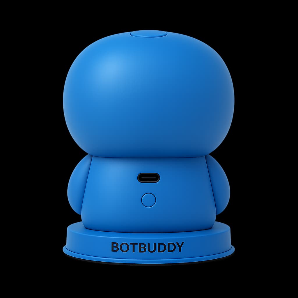 BotBuddy Talking Robot Companion, Electric Blue, large